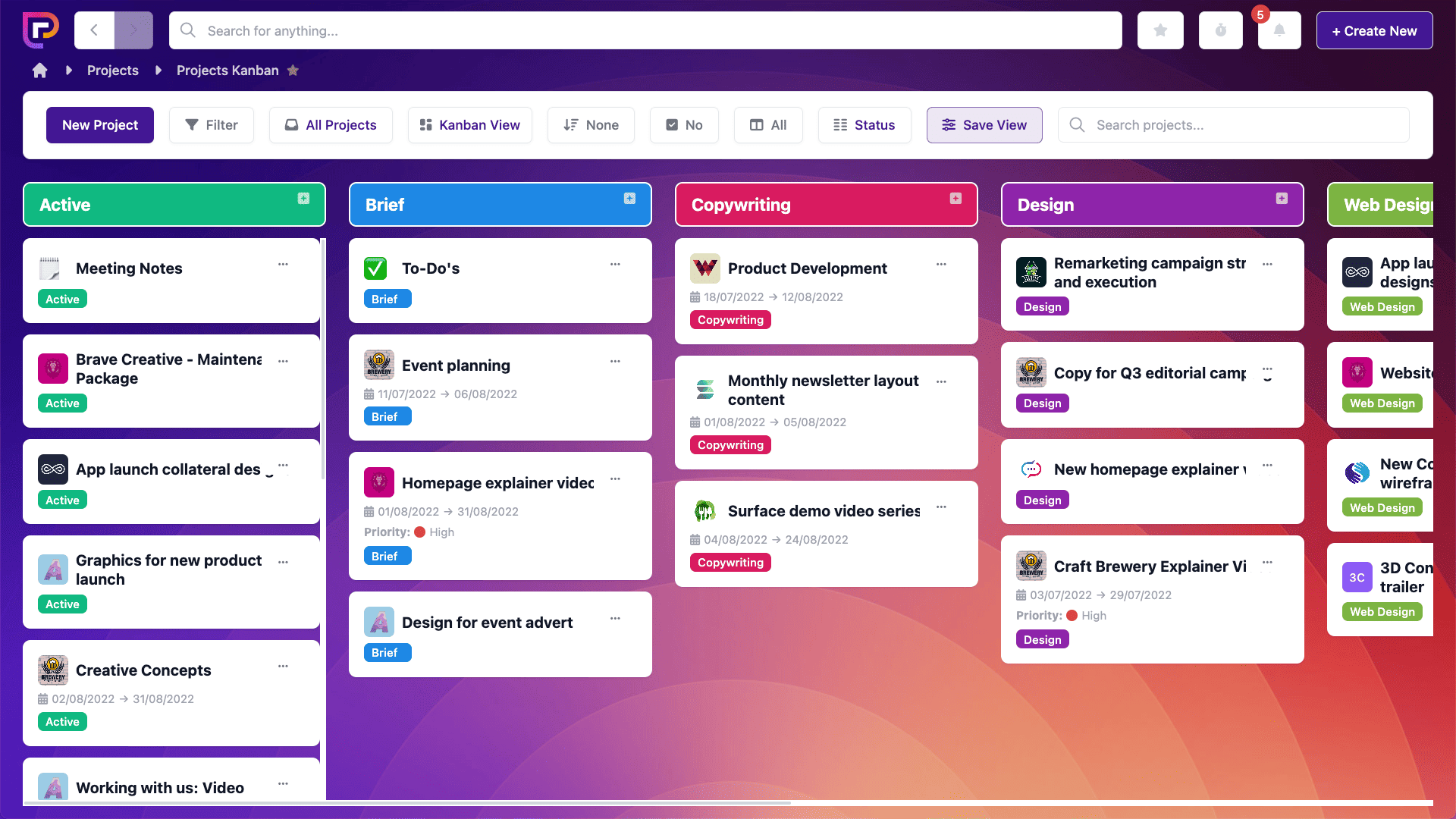 Project.co kanban