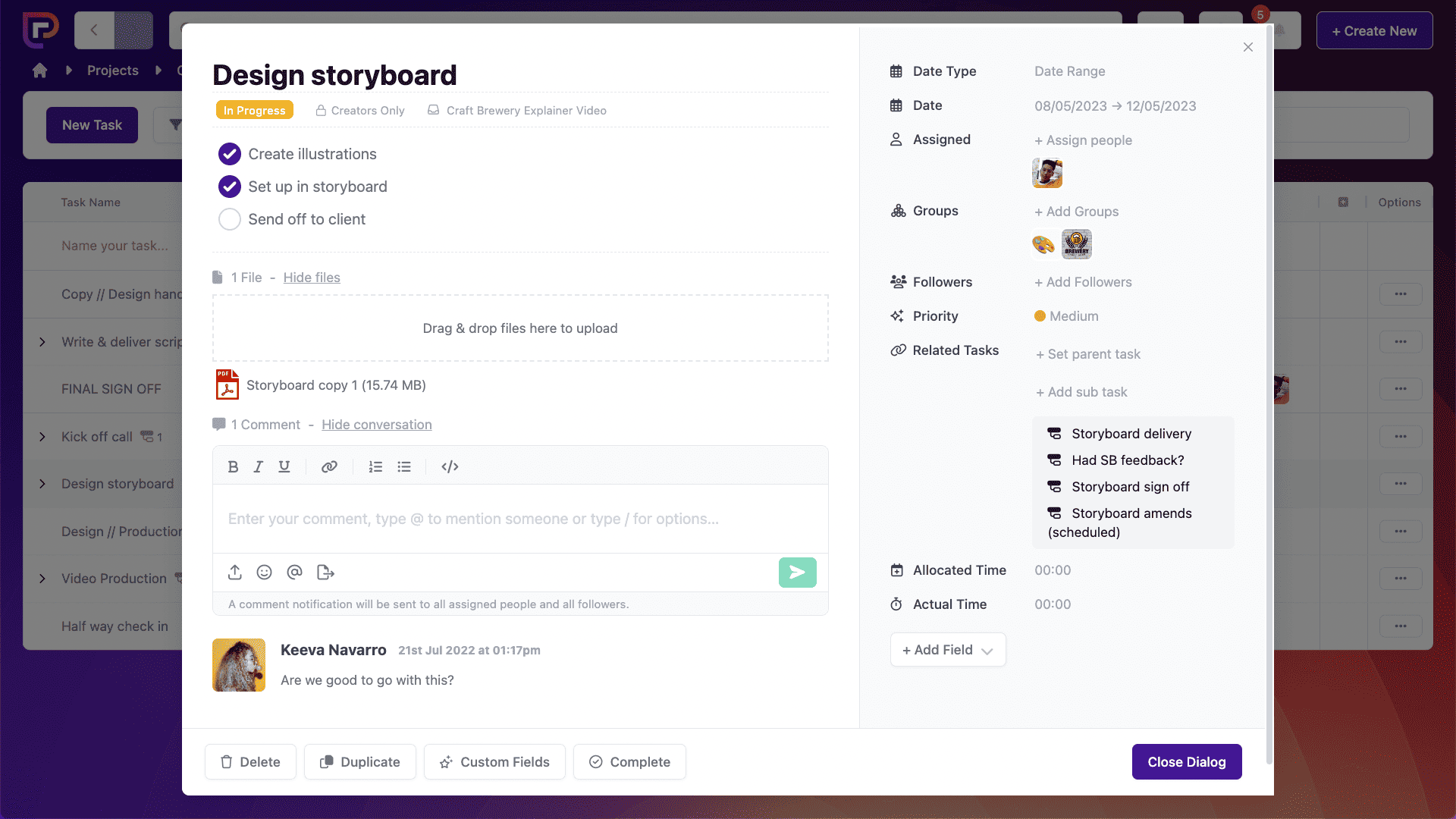 Project.co task